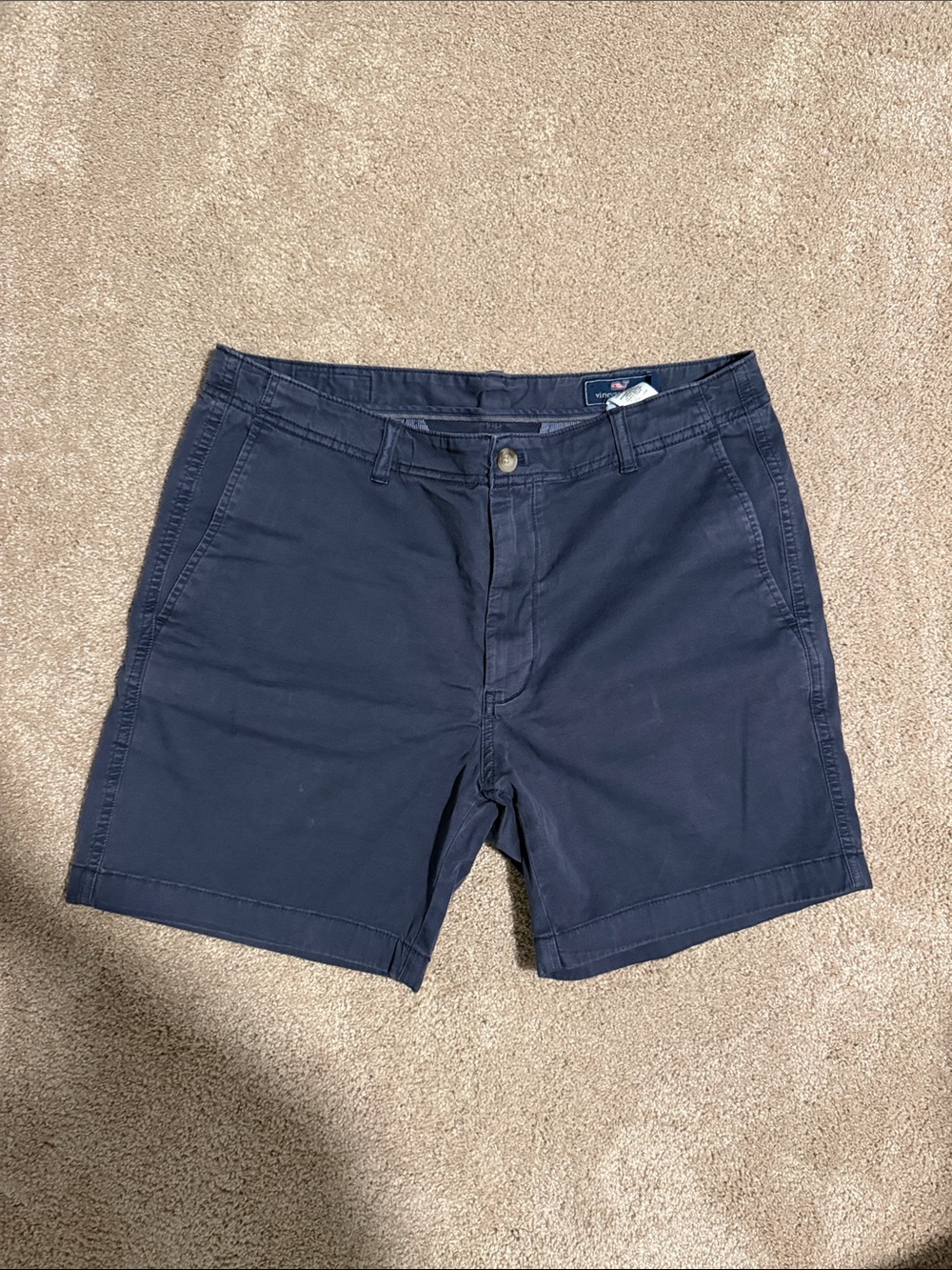 Vineyard Vines Navy Flat Front Men's Shorts